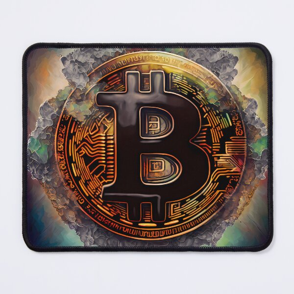 Item preview, Bitcoin Logo Fantasy Art designed and sold by HodlerSqvad.