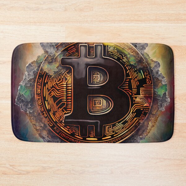 Item preview, Arte de la fantasía del logotipo de Bitcoin designed and sold by HodlerSqvad.