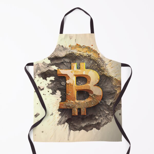 Item preview, Bitcoin Logo Fantasy Art designed and sold by HodlerSqvad.