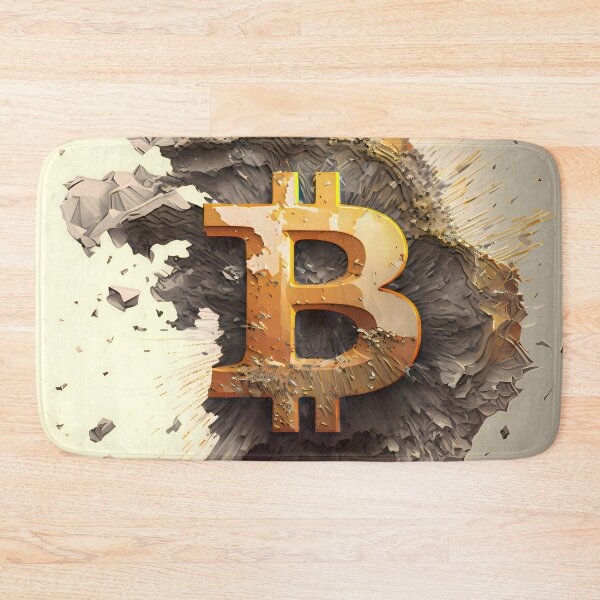 Item preview, Arte de la fantasía del logotipo de Bitcoin designed and sold by HodlerSqvad.