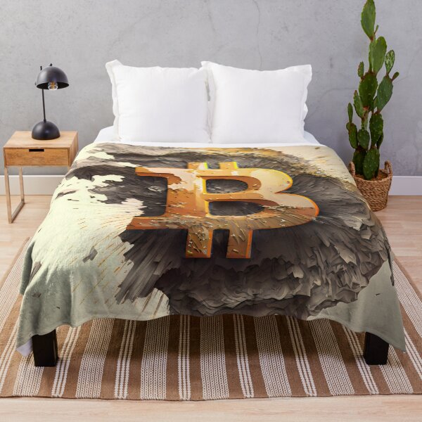 Item preview, Bitcoin Logo Fantasy Art designed and sold by HodlerSqvad.