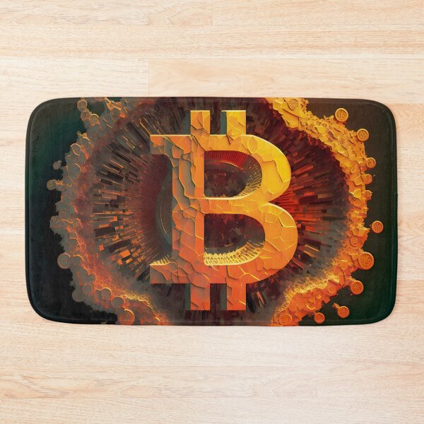Item preview, Arte fantástico con el logotipo de Bitcoin designed and sold by HodlerSqvad.