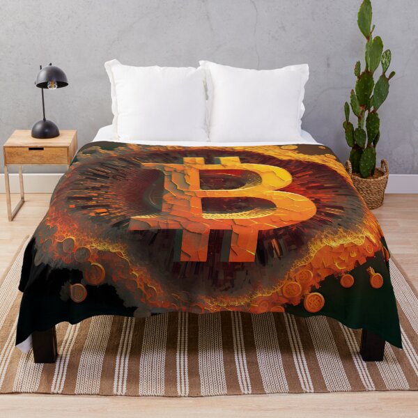 Item preview, Bitcoin Logo Fantasy Art designed and sold by HodlerSqvad.