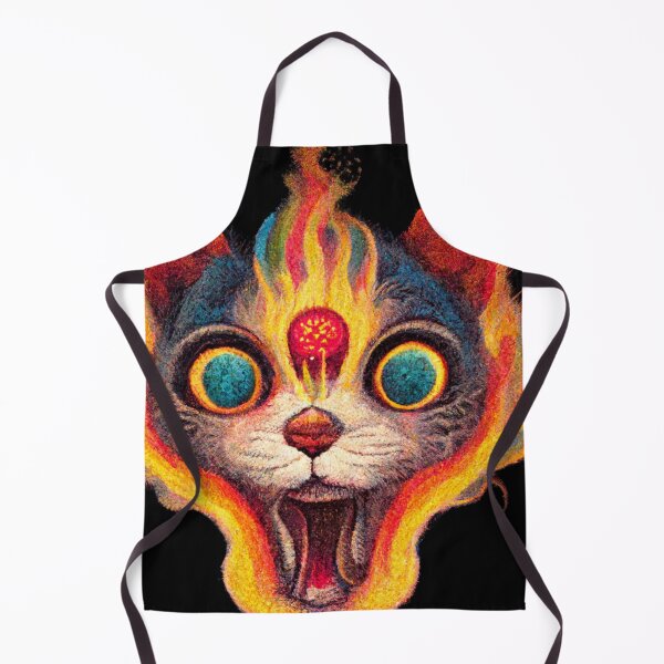 Item preview, Psychedelic Cat With Third Eye and Chakara Opened designed and sold by jjwalters.