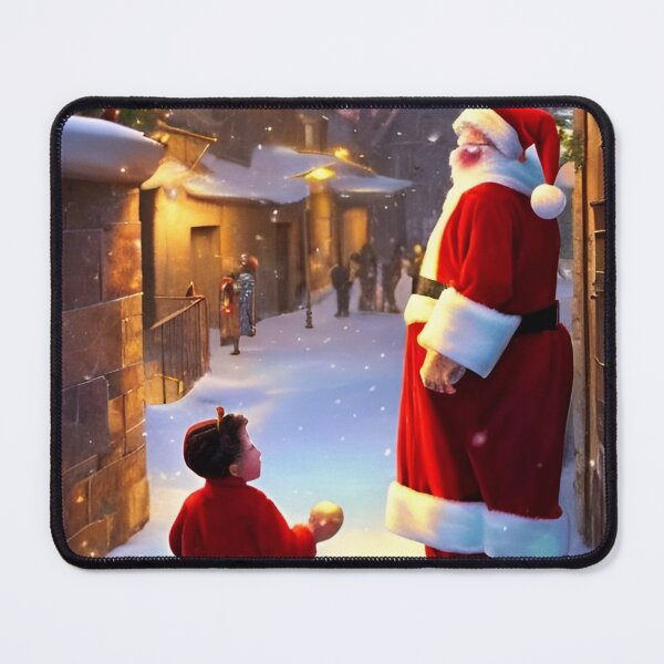 Item preview, Christmas Village Santa and Child designed and sold by 90snerd.
