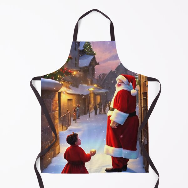 Item preview, Christmas Village Santa and Child designed and sold by 90snerd.