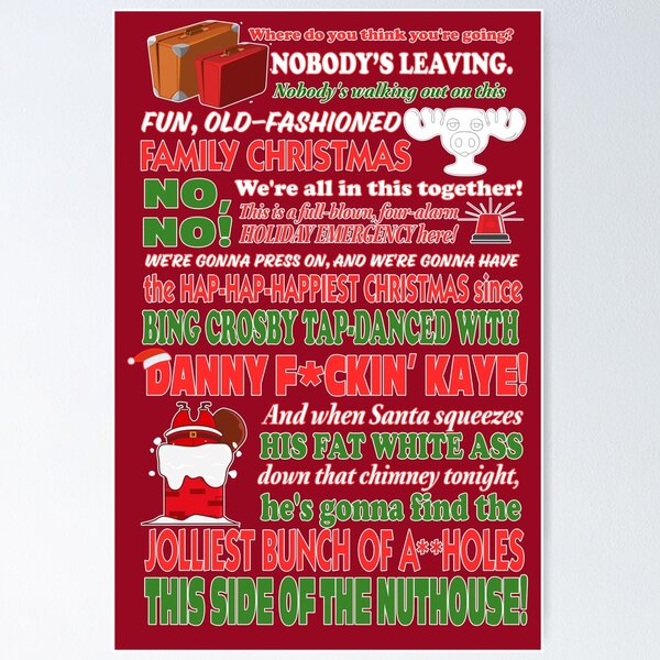 Item preview, Christmas Vacation - Censored Jolliest Bunch designed and sold by TeeArcade84.