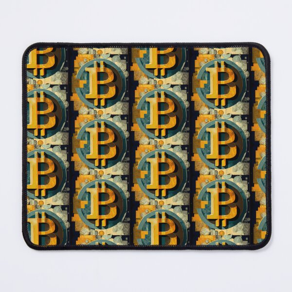 Item preview, Bitcoin Logo Fantasy Art Pattern designed and sold by HodlerSqvad.