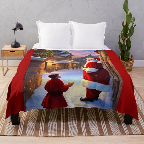 Item preview, Christmas Village Santa and Child designed and sold by 90snerd.