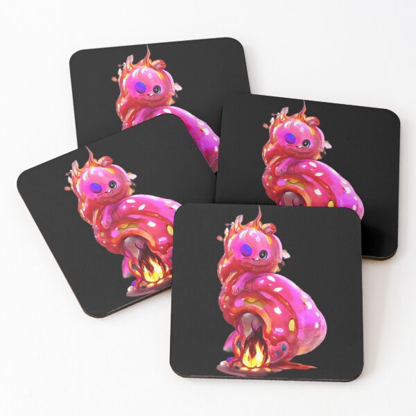 Item preview, Pink Donut Monster designed and sold by zheworkstudio.
