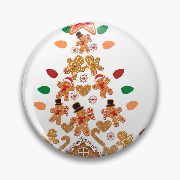 Item preview, Gingerbread christmas tree house of cookies and heart designed and sold by RecStore.