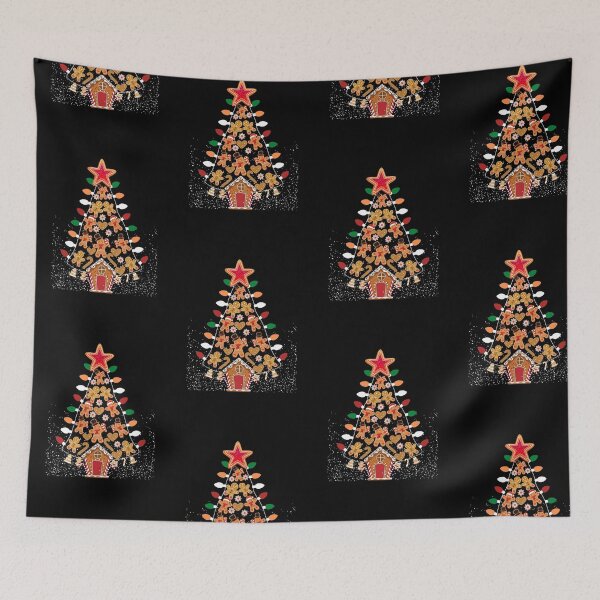 Item preview, Gingerbread christmas tree house of cookies and heart designed and sold by RecStore.