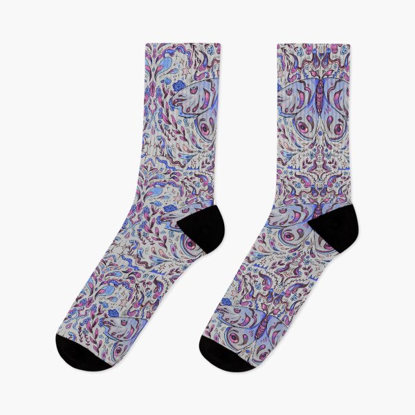 Item preview, aesthetic moth floral pattern designed and sold by HibiscusHeron.
