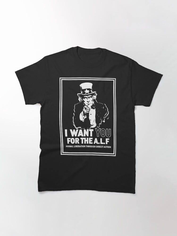 "Animal Liberation Front" T-shirt by ChatNoir01 | Redbubble