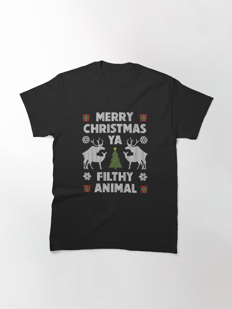 Sick Elf Anti Christmas Fabric, humor / Joke