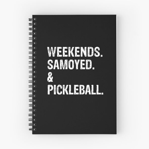 Item preview, Weekends Samoyed and Pickleball Funny Dog Gift  designed and sold by Guarddogdrive.