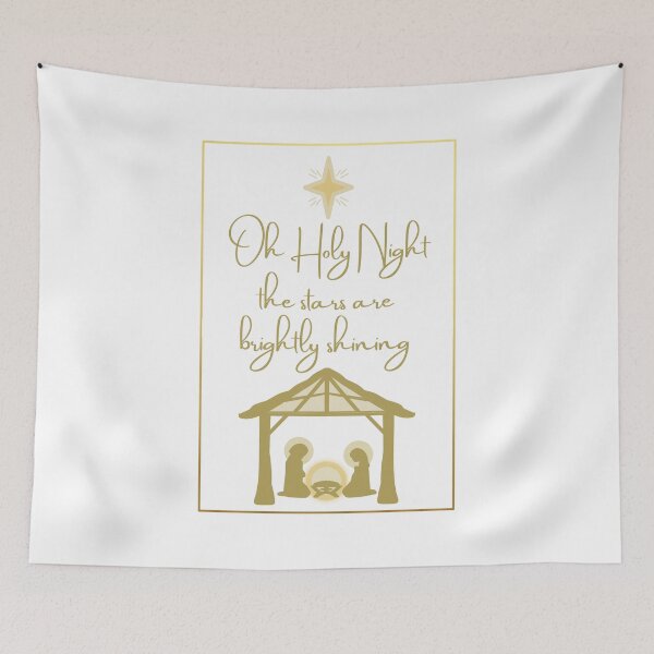 Item preview, Oh Holy Night - Religious Christmas Nativity Scene designed and sold by ViewerEqualsPhoton.