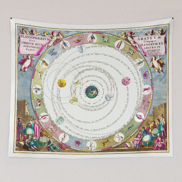 Item preview, The Planisphere of Aratus, Plate 8 From Harmonia Macrocosmica by Andreas Cellarius designed and sold by AesthetesLegacy.