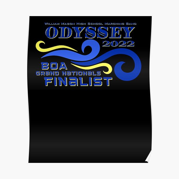 "WMHS Marching Band 2022 Grand Nationals Finalist " Poster for Sale by
