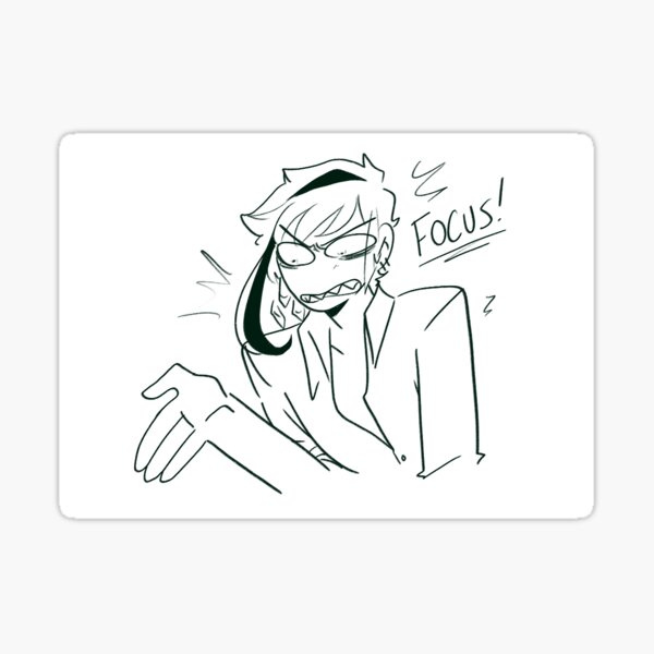 He's Trying Sticker