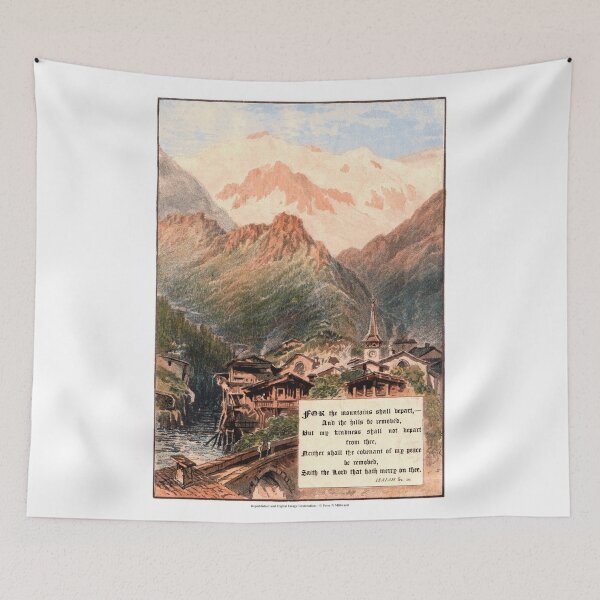 Item preview, For the Mountains Shall Depart. Isaiah 54:10 designed and sold by Pictures With A Message.