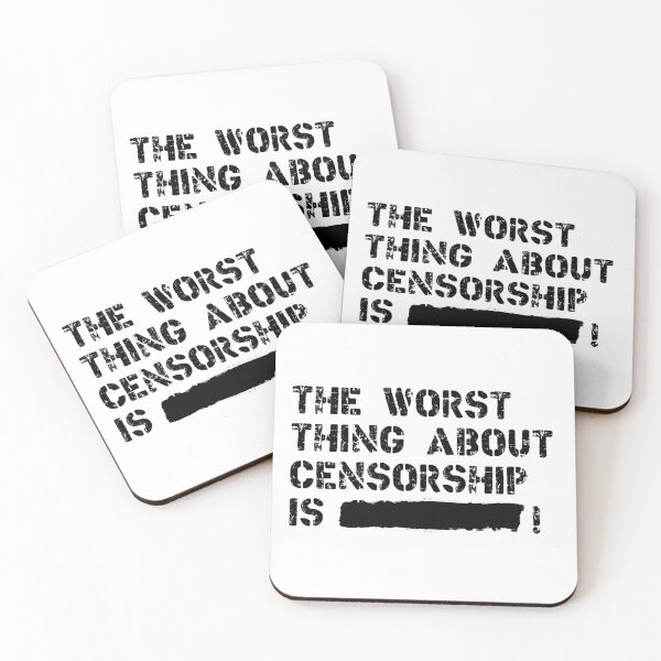 Item preview, Censorship Sign designed and sold by urbancrab.
