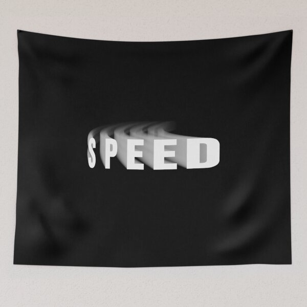 Item preview, Speed Text With Motion Trail Car Bike Bicycle Biker Design designed and sold by HumusArt.
