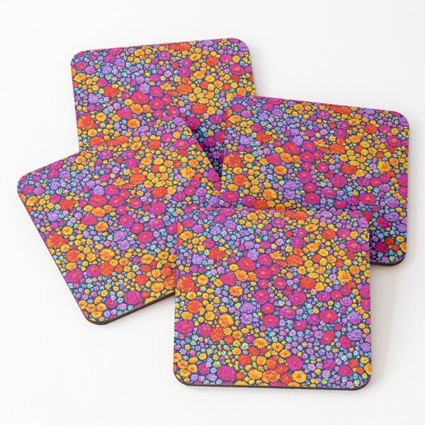 Item preview, bed of bright multi coloured flowers designed and sold by David-Howells.