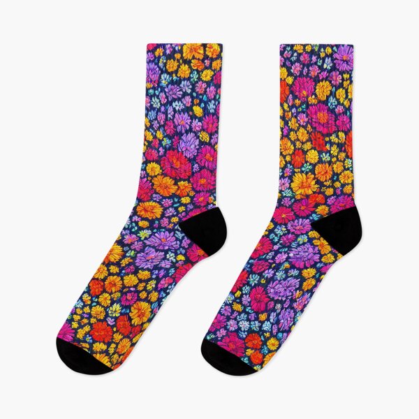 Item preview, bed of bright multi coloured flowers designed and sold by David-Howells.
