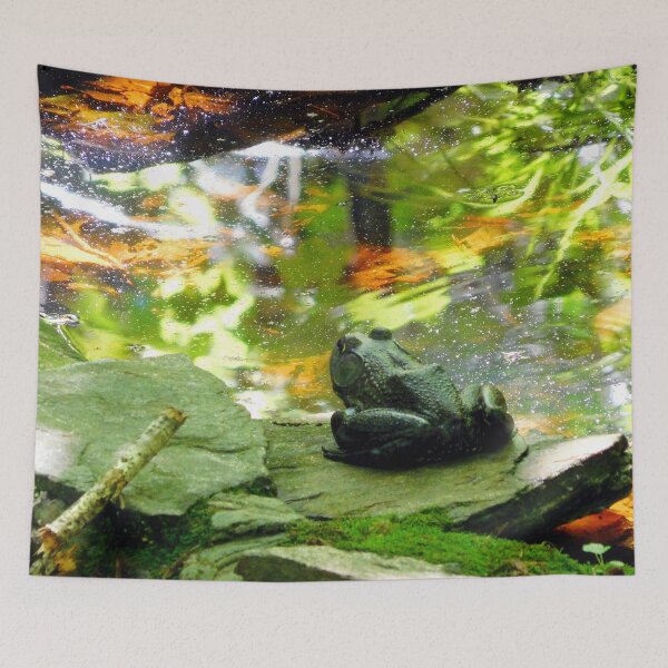 Item preview, Frog sitting on rock in water designed and sold by PowerfulPhotos.