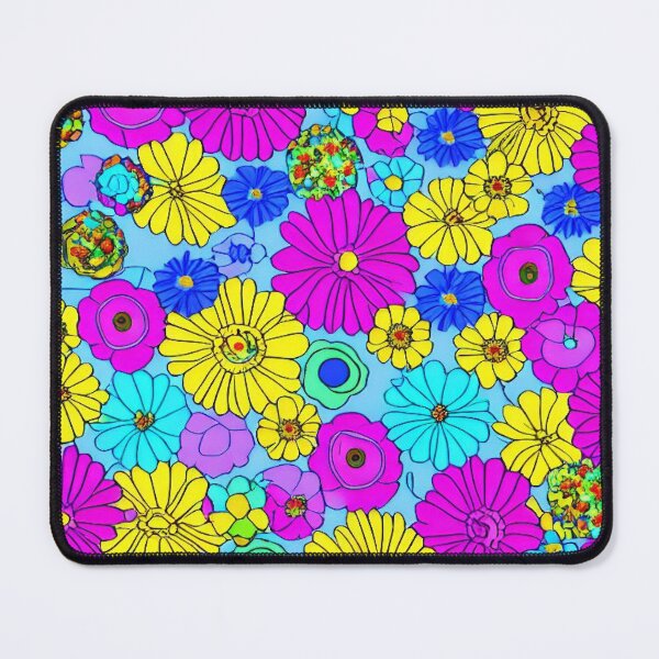 Item preview, bed of bright multi coloured flowers designed and sold by David-Howells.