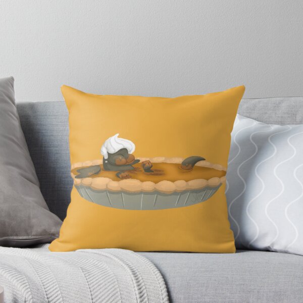 Item preview, Little dragon eating pumpkin pie designed and sold by MoonDragonArt.