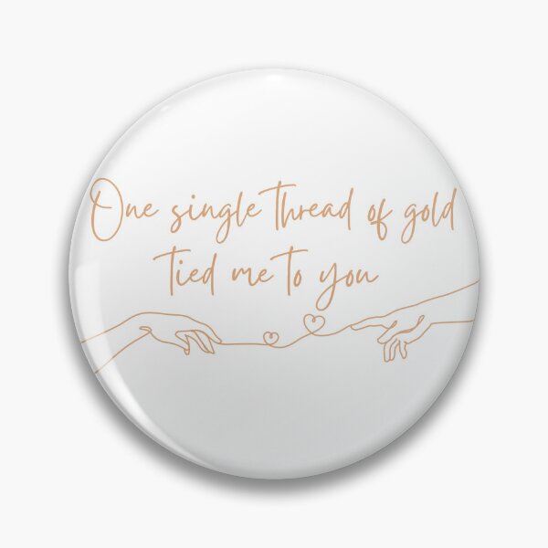 Item preview, Invisible String - Taylor Swift Folklore |  One single thread of gold tied me to you designed and sold by DesignByAvery.