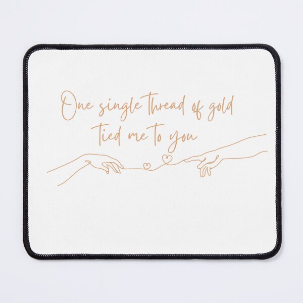 Item preview, Invisible String - Taylor Swift Folklore |  One single thread of gold tied me to you designed and sold by DesignByAvery.
