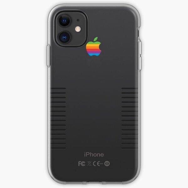 Black Retro iPhone iPhone Soft Case