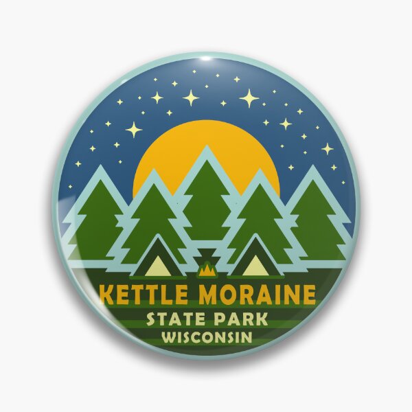 Vista previa del artículo con la obra «Kettle Moraine State Park Logotipo del cielo estrellado», diseñado y vendido por VanyaKar.