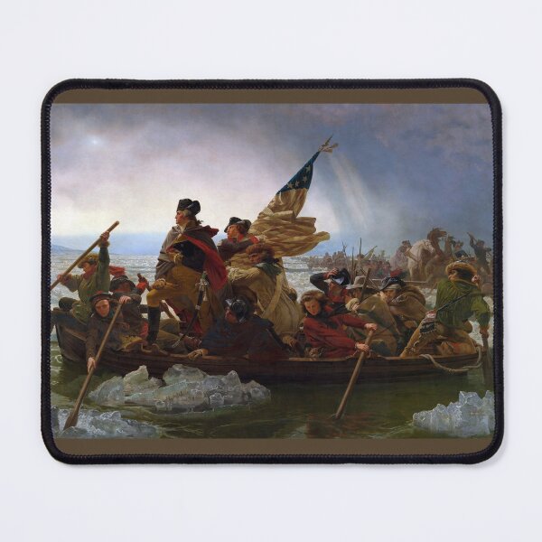 Item preview, WASHINGTON CROSSING THE DELAWARE BY EMMANUEL LEUTZE designed and sold by PatriotQuotes.