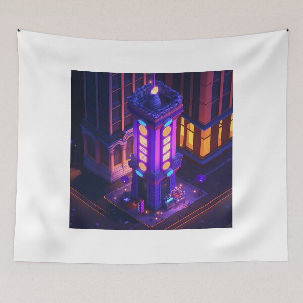Item preview, neon big ben designed and sold by MrUtDesign.