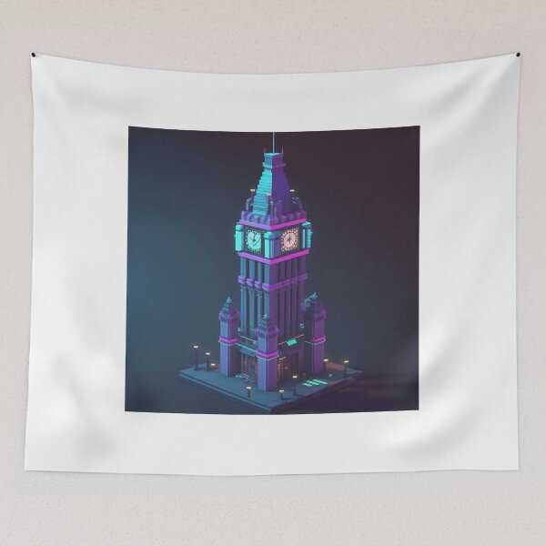Item preview, neon big ben designed and sold by MrUtDesign.