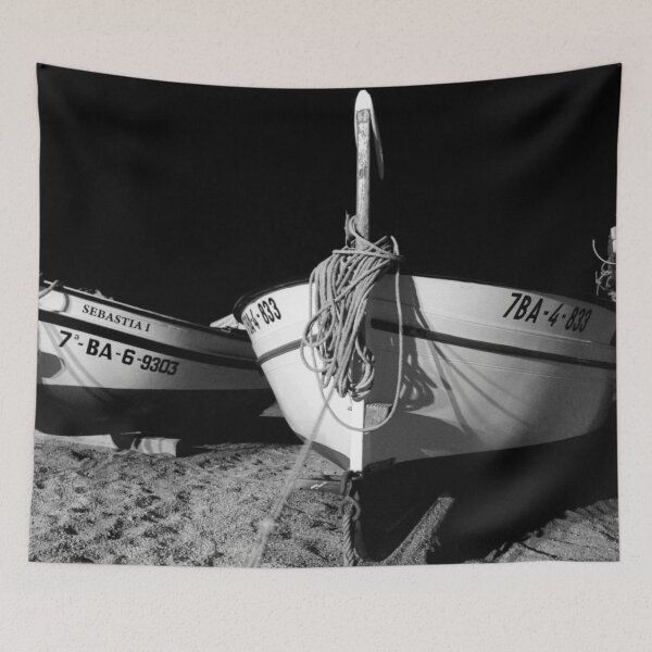 Item preview, Old Fishing Boats in the Night designed and sold by James2001.