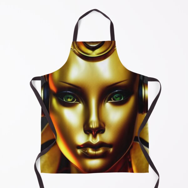 Item preview, Golden Woman on Headphones designed and sold by PopOptikal.