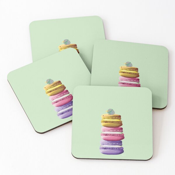 Item preview, Bean Relaxes on a Macaron Stack designed and sold by mwkairos.