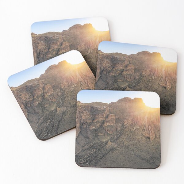 Item preview, Superstition Mountains Sunrise Aerial Panorama designed and sold by Open Range Studios.