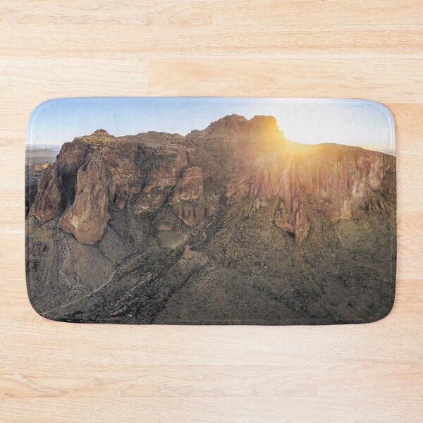 Item preview, Superstition Mountains Sunrise Aerial Panorama designed and sold by Open Range Studios.