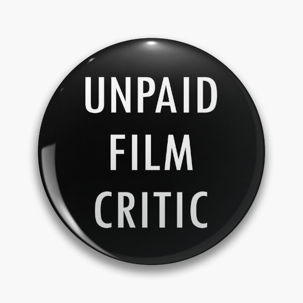 Vista previa del artículo con la obra «Crítico de cine no remunerado», diseñado y vendido por alienfolklore.