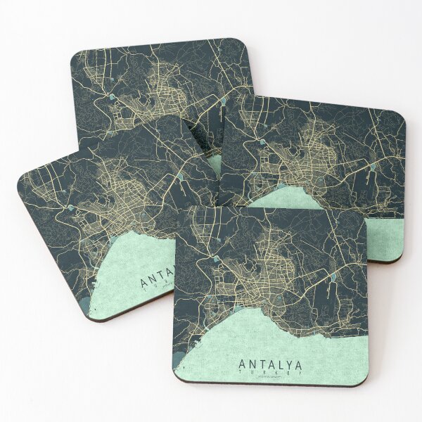 Item preview, Antalya City Map of Turkey - Summer designed and sold by deMAP.