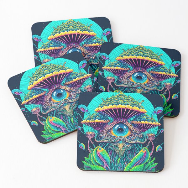Item preview, Whimsical Magic Mushroom Forest - Third Eye designed and sold by The Oracle of Surrealism Sublime Consciousness.