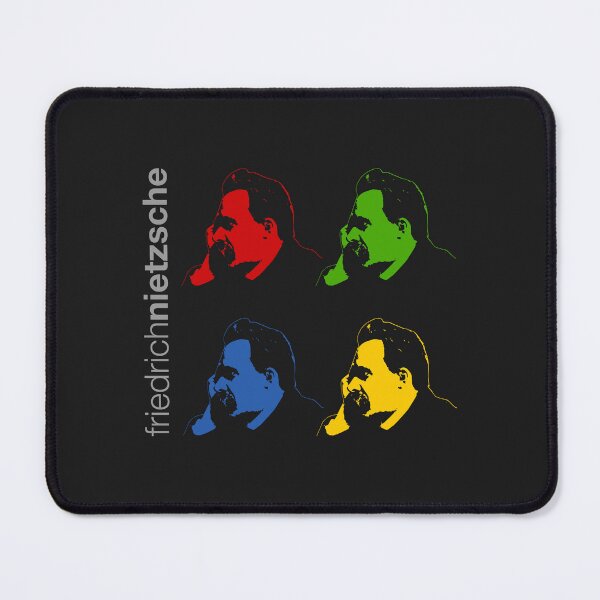 Item preview, Quadrichrome Friedrich Nietzsche portrait poster  designed and sold by CMYKStudio.