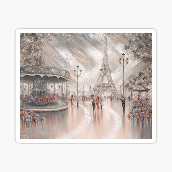 Aperçu de l'œuvre Joie, Paris Tour Eiffel créée et vendue par BellasArtStudio.