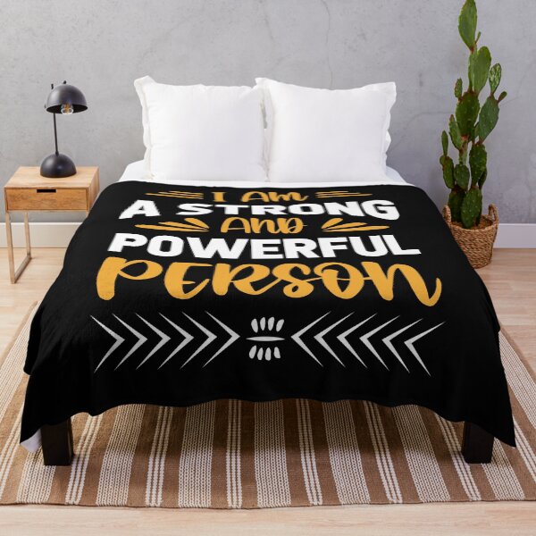 Item preview, I am A Strong And Powerful Person designed and sold by pqrstshirts.